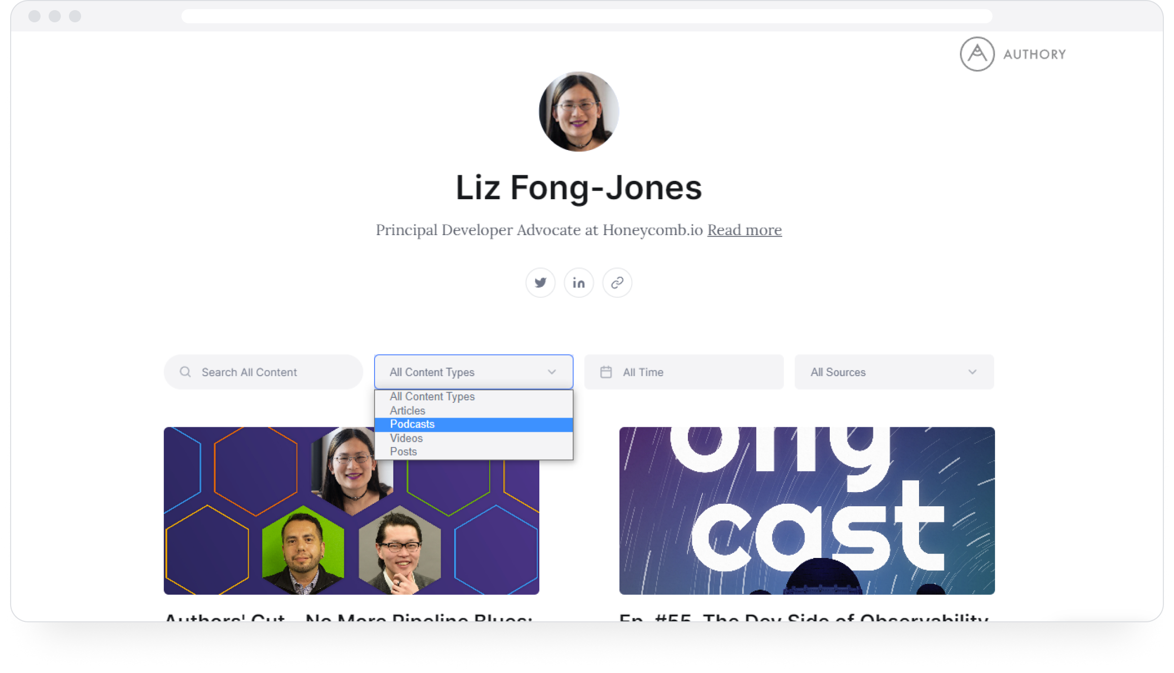 Liz Fong-Jones’ Authory account